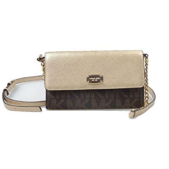 Michael Kors clutch jet set purse- wallet crossbody